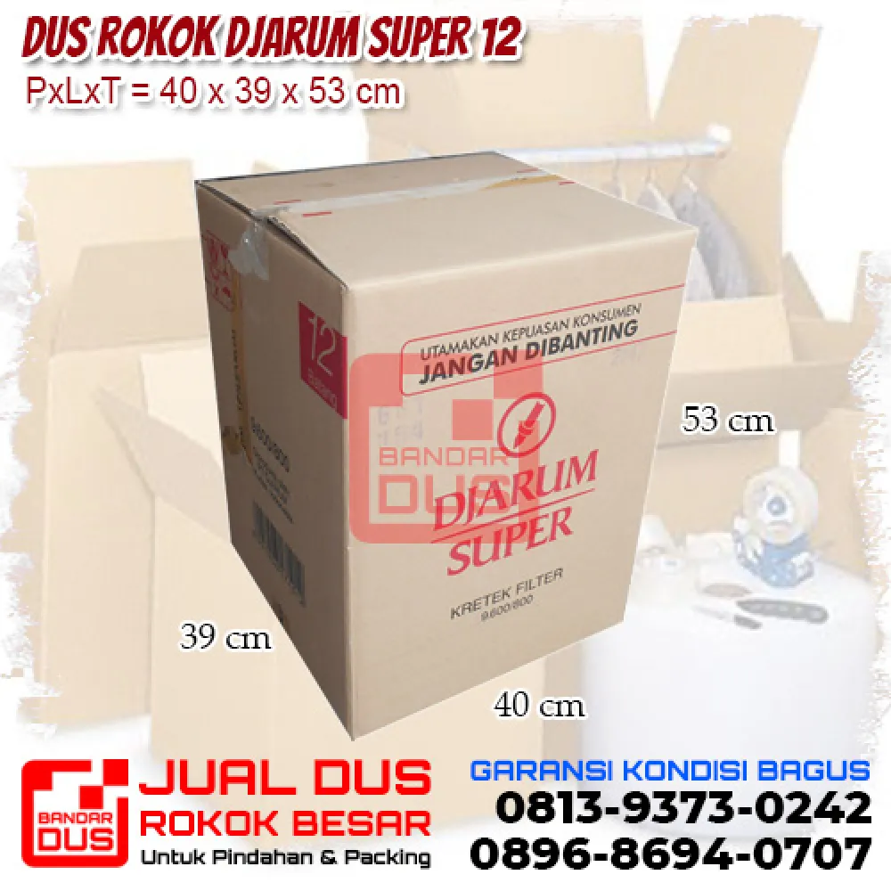 Dus Rokok Djarum Super 12