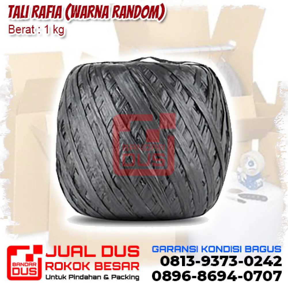 Tali Rafia 1 Kg Warna Random